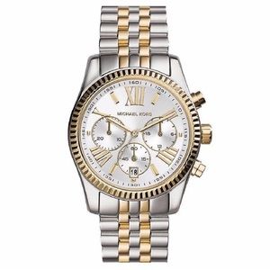 Michael Kors gold/silver Lexington watch. MK5955